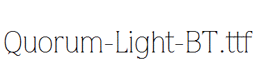 Quorum-Light-BT.ttf