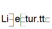 Lineatur.ttf