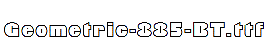 Geometric-885-BT.ttf