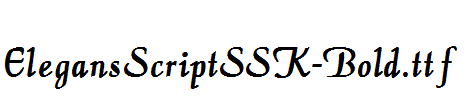 ElegansScriptSSK-Bold.ttf