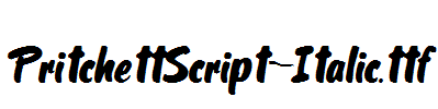 PritchettScript-Italic.ttf