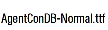 AgentConDB-Normal.ttf