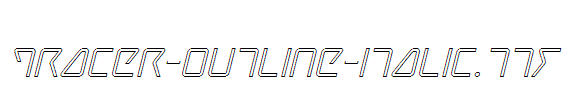 Tracer-Outline-Italic.ttf