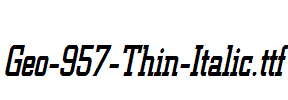 Geo-957-Thin-Italic.ttf