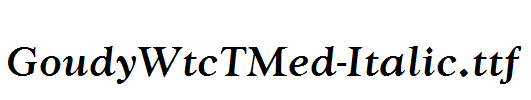 GoudyWtcTMed-Italic.ttf