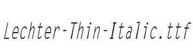 Lechter-Thin-Italic.ttf