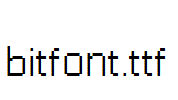 bitfont.ttf