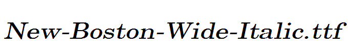 New-Boston-Wide-Italic.ttf