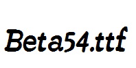 Beta54.ttf