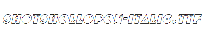 ShotShellOpen-Italic.ttf