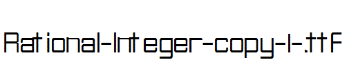 Rational-Integer-copy-1-.ttf