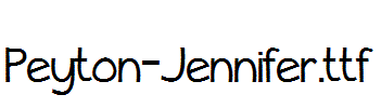 Peyton-Jennifer.ttf