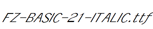 FZ-BASIC-21-ITALIC.ttf