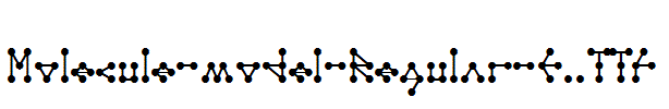 Molecule-model-Regular-E..ttf