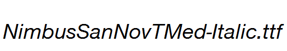 NimbusSanNovTMed-Italic.ttf