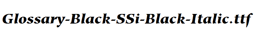 Glossary-Black-SSi-Black-Italic.ttf