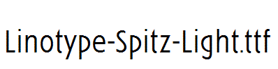 Linotype-Spitz-Light.ttf