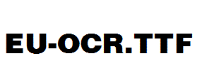 EU-OCR.ttf