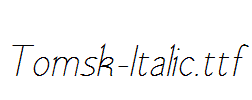 Tomsk-Italic.ttf