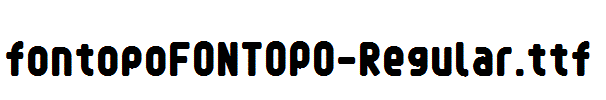 fontopoFONTOPO-Regular.ttf