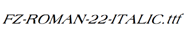 FZ-ROMAN-22-ITALIC.ttf