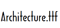 Architecture.ttf