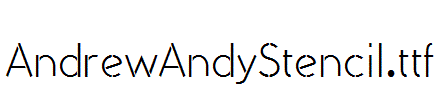 AndrewAndyStencil.ttf