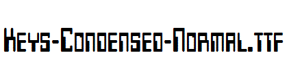 Keys-Condensed-Normal.ttf