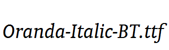 Oranda-Italic-BT.ttf