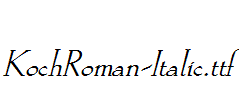 KochRoman-Italic.ttf