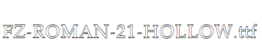 FZ-ROMAN-21-HOLLOW.ttf