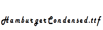 HamburgerCondensed.ttf