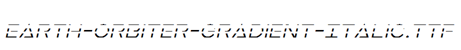 Earth-Orbiter-Gradient-Italic.ttf