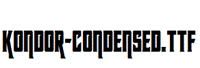 Kondor-Condensed.ttf