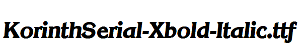 KorinthSerial-Xbold-Italic.ttf