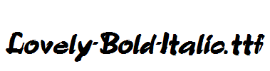 Lovely-Bold-Italic.ttf