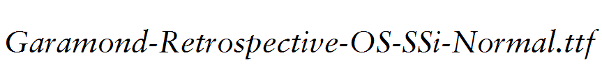 Garamond-Retrospective-OS-SSi-Normal.ttf