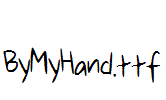 ByMyHand.ttf