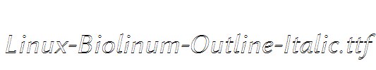 Linux-Biolinum-Outline-Italic.ttf