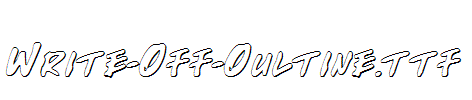 Write-Off-Oultine.ttf