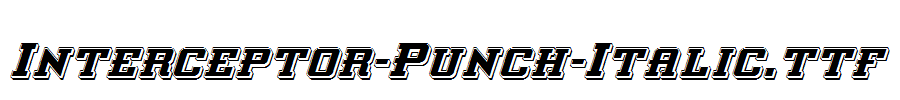 Interceptor-Punch-Italic.ttf