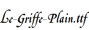 Le-Griffe-Plain.ttf