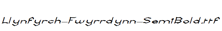 Llynfyrch-Fwyrrdynn-SemiBold.ttf