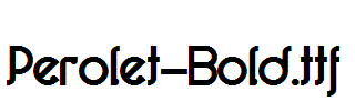 Perolet-Bold.ttf