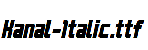 Kanal-Italic.ttf