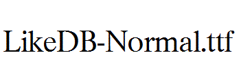 LikeDB-Normal.ttf