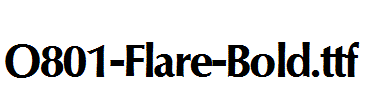 O801-Flare-Bold.ttf