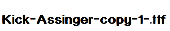 Kick-Assinger-copy-1-.ttf