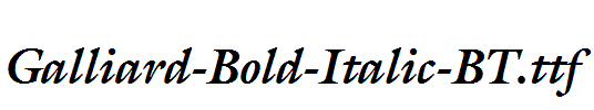 Galliard-Bold-Italic-BT.ttf