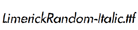 LimerickRandom-Italic.ttf